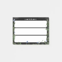 Papier note « À faire » – Motif floral fantaisie s