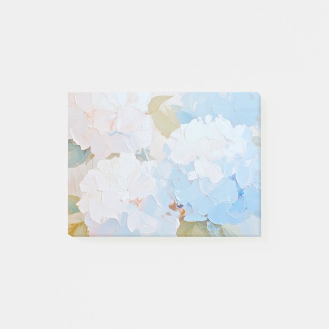 Post-it® Papier note, Hortensias en aquarelle (Devant)