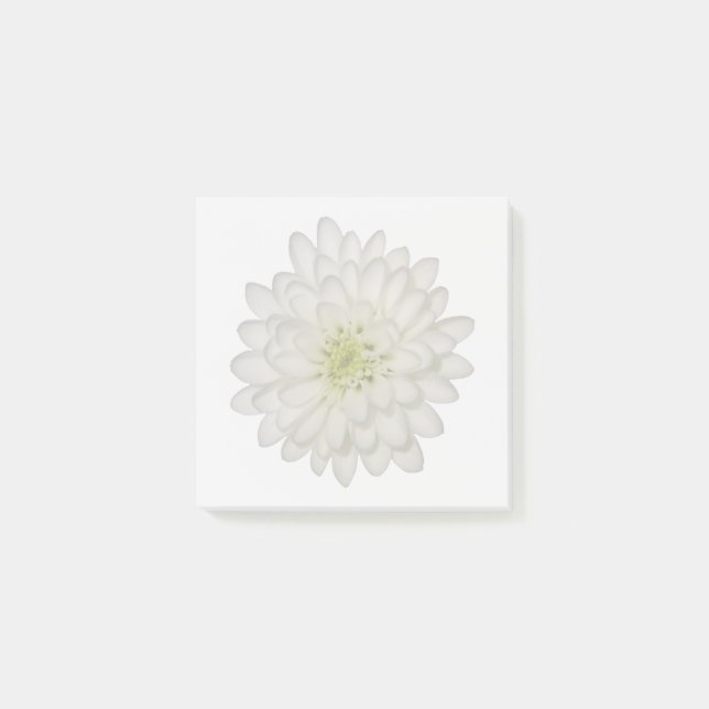 Post-it® Papier notes adhésifs Chrysanthème blanc (Devant)