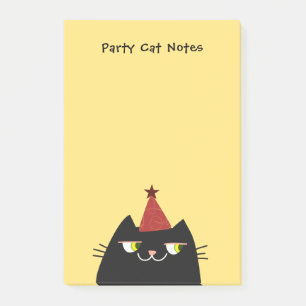 Post-it® Papier notes adhésives mignon chat de fête drôle K