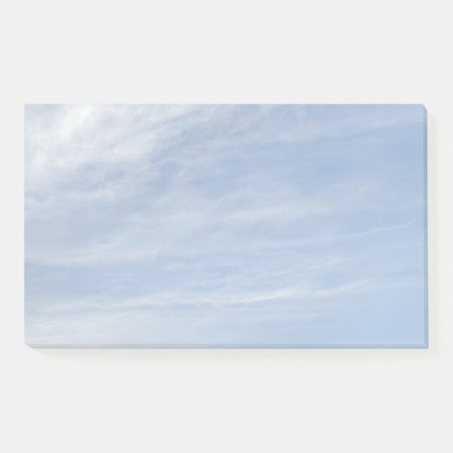 Post-it® Papier Notes Autocollants Ciel Bleu Pastel (Devant)