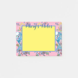 Post-it® Papier notes Budgie aquarelle nom de femme