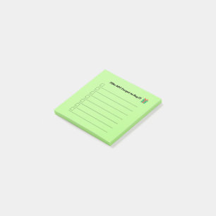 Post-it® Papier notes de liste de Noël