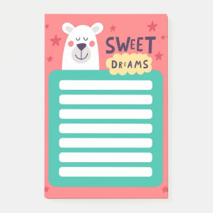 Post-it® Papier notes doux ours polaire