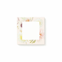 Papier notes élégant Fleurs de printemps
