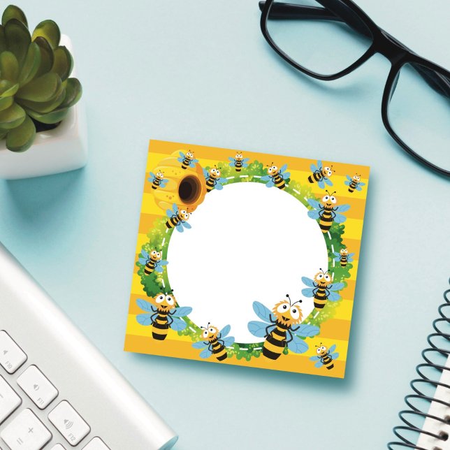 Post-it® Papier-notes en forme de miel d'abeille (Créateur téléchargé)