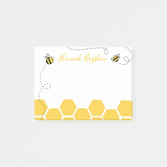 Post-it® Papier-notes en forme de nid d'abeille (Devant)