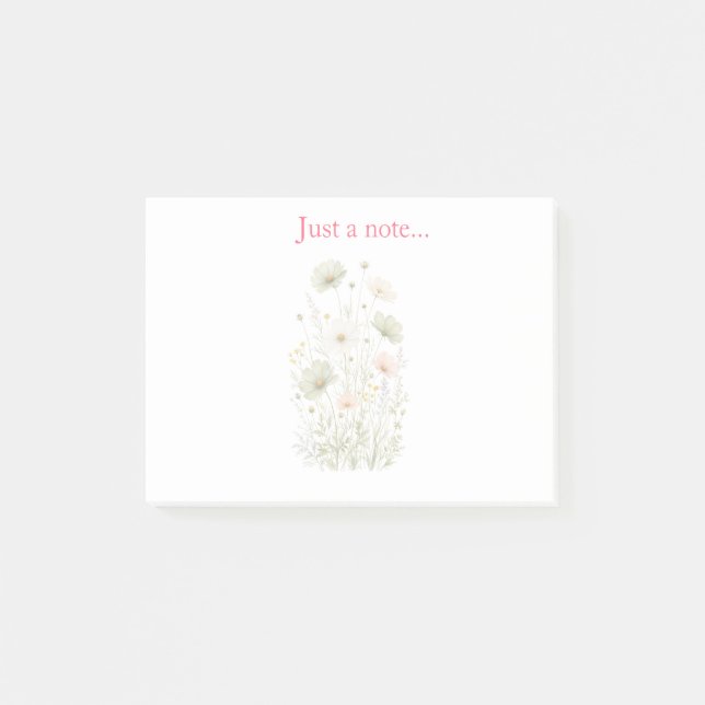 Post-it® Papier notes Fleurs sauvages (Devant)