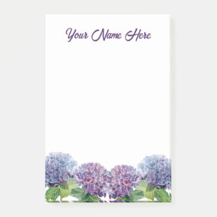 Post-it® Papier notes floral personnalisé pour des cadeaux