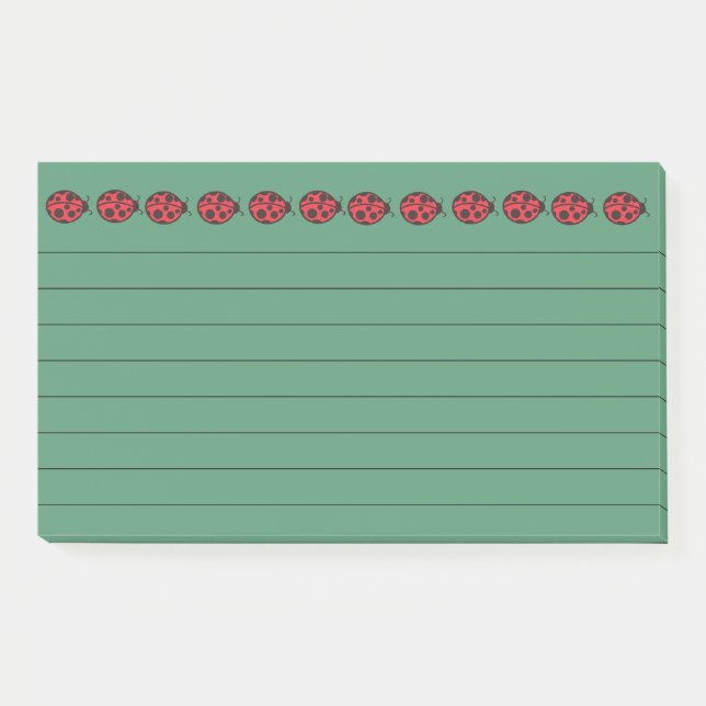 Post-it® Papier notes Ladybug Jumbo (Devant)