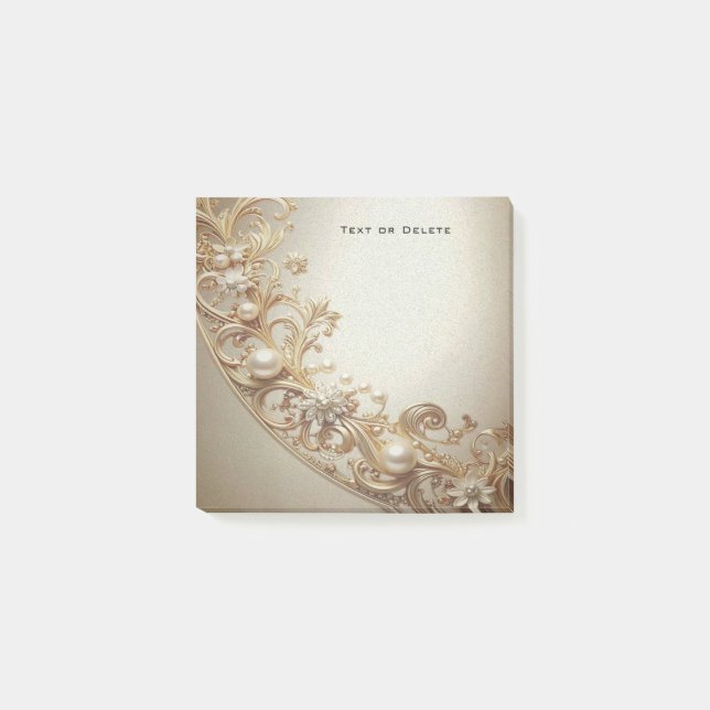 Post-it® Papier notes Orné de Dorure (Devant)