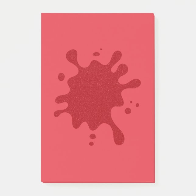 Post-it® Papier-notes personnalisables avec design éclabous (Devant)