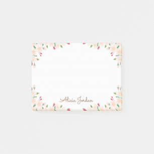 Post-it® Papier notes personnalisé Fleur de Cerisier 4x3