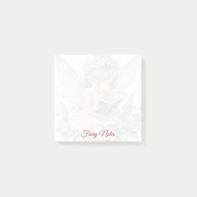Post-it® Papier-notes personnalisé Reading Fairy Pastel (Devant)