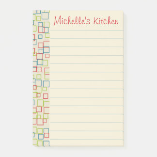 Post-it® Papier Notes Personnalisés Lignés Cuisine Clair Po