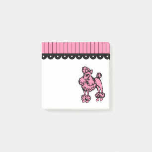 Post-it® Papier notes Post It Caniche Rose