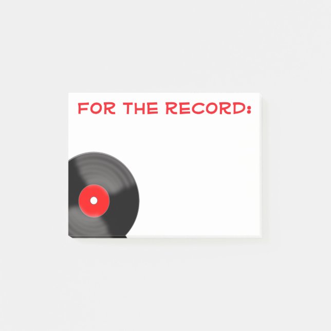 Post-it® Papier notes Post It vinyle rétro (Devant)