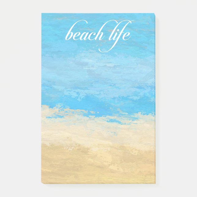 Post-it® Papier notes repositionnables aquarelle sur la vie (Devant)