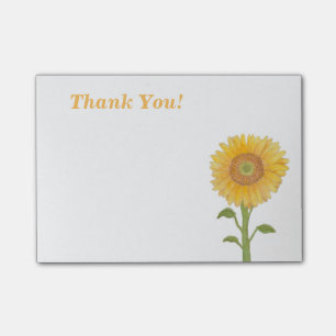 Post-it® Papier notes Watercolour Tournesol Merci