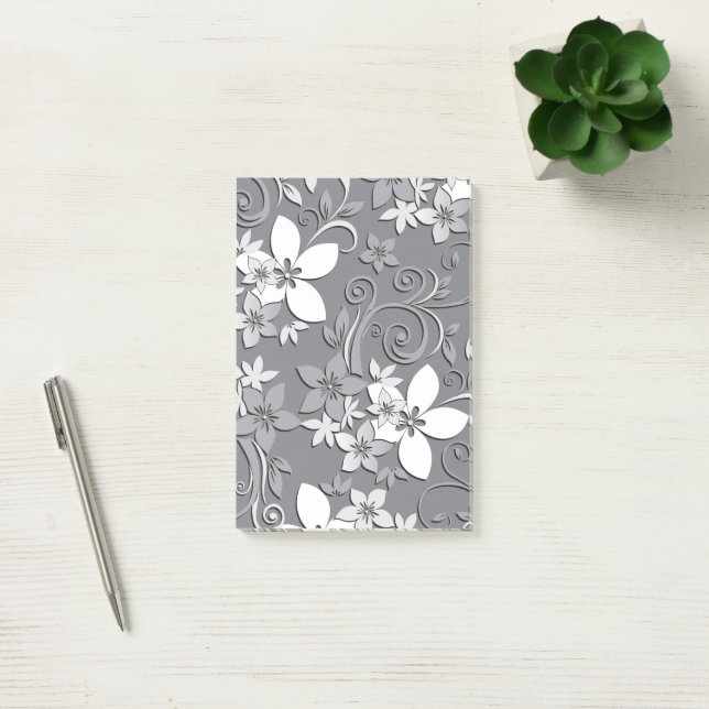 Post-it® papier peint fleurs 2 (Bureau)