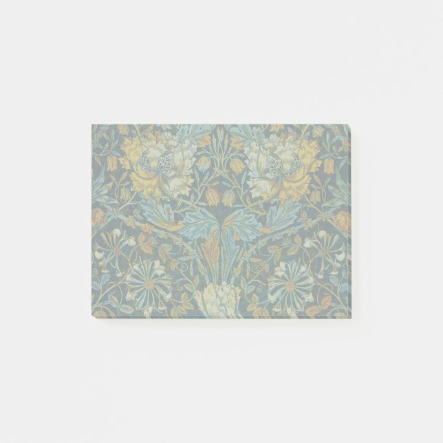 Post-it® Papier peint floral Chèvrefeuille Or de William Mo (Devant)