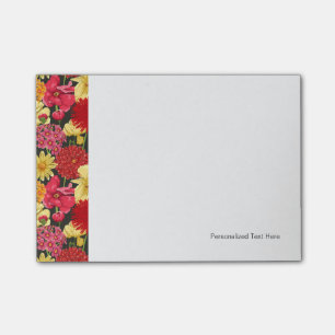 Post-it® Papier peint floral dans le style d'aquarelle
