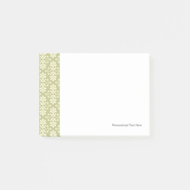 Post-it® Papier peint floral de damassé (Devant)