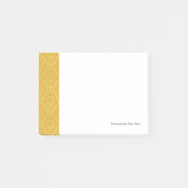 Post-it® Papier peint floral d'or de luxe (Devant)