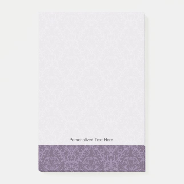 Post-it® Papier peint floral pourpre 2 (Devant)