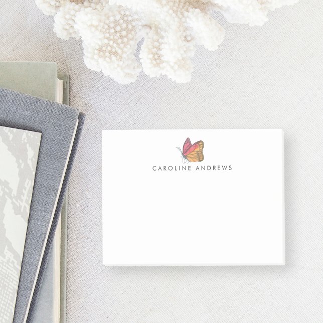 Post-it® Papillon aquarelle personnalisé (Créateur téléchargé)