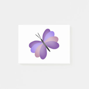 Post-it® Papillon assez rose et pourpre