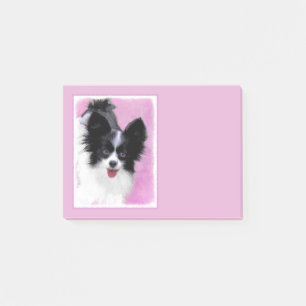 Post-it® Papillon (blanc et noir) Peinture - Chien Art