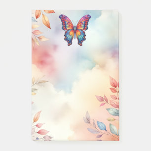 Post-it® Papillon Bleu Orange ailes