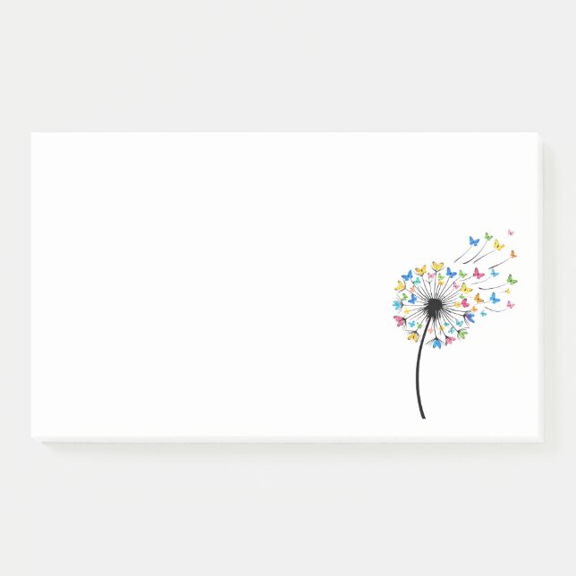 Post-it® Papillon de pissenlit en vol (Devant)