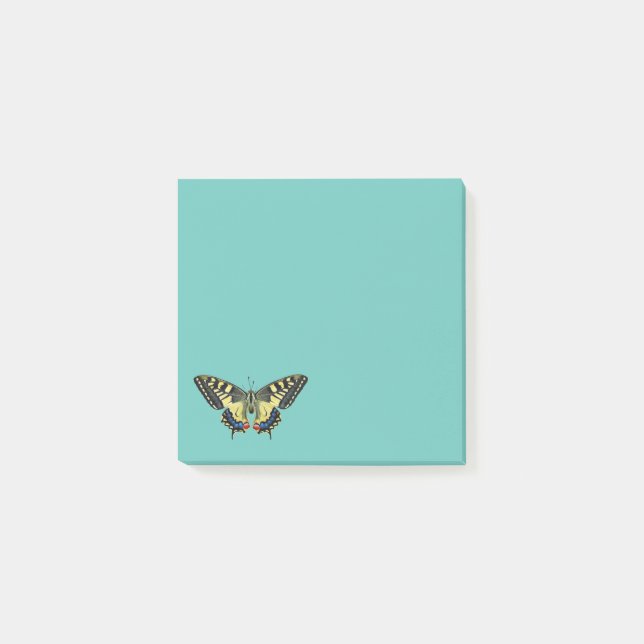 Post-it® Papillon jaune et noir     (Devant)