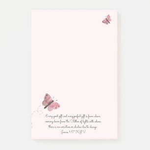 Post-it® Papillon rose