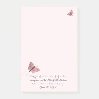 Post-it® Papillon rose 