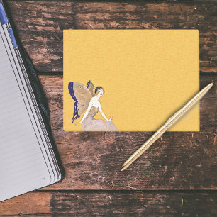 Post-it® Papillon vintage ailes Fée Fae Cheveux blond