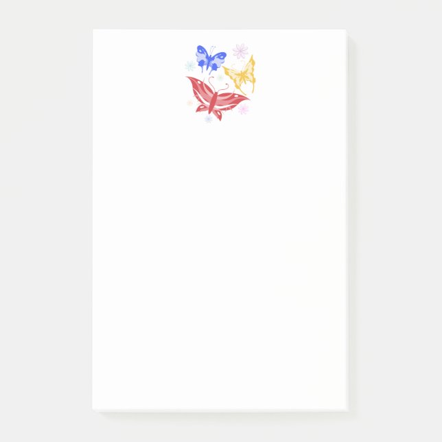 POST-IT® PAPILLONS COLORÉS (Devant)