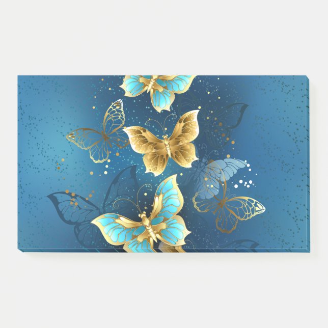 Post-it® Papillons dorés (Devant)