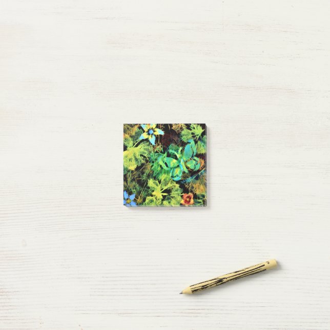 Post-it® Papillons et fleurs Rodilius Post It Notes (Sur un bureau)