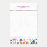 Papillons et Motif de fleurs colorés rétro
