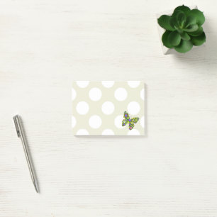 Post-it® Papillons, Fleurs, Pétales - Jaune vert rose