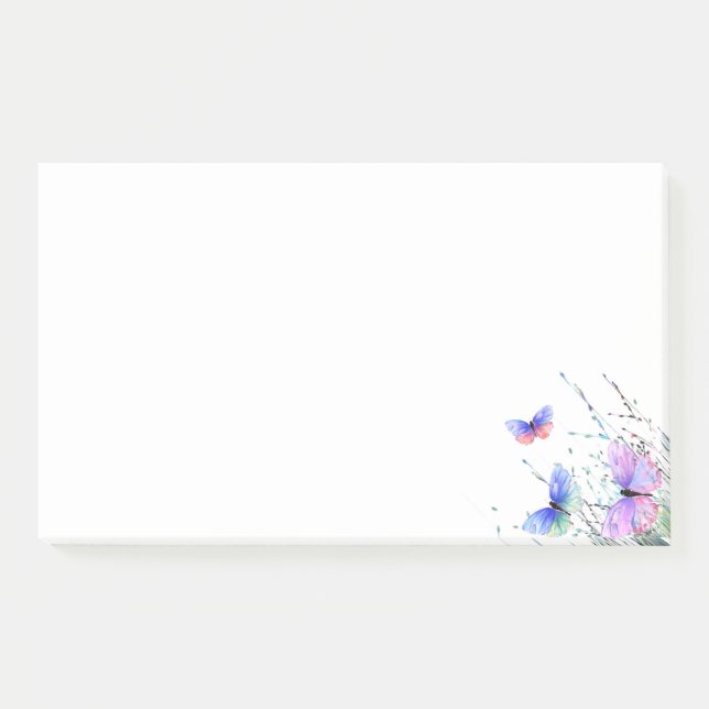 Post-it® Papillons volants Publier des notes (Devant)