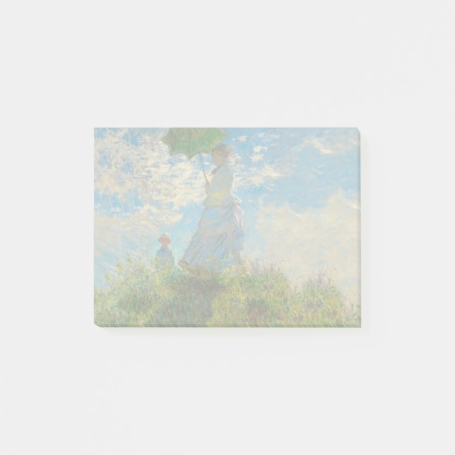 Post-it® Parasol Monet Femme Impressionnisme (Devant)