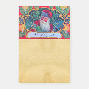 POST-IT® PARCHEMIN DE NOËL VINTAGE SANTA