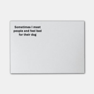 Post-it® Parfois je rencontre des personnes