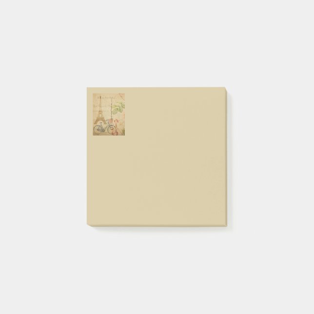Post-it® Parisien Vintage Avec Tour Eiffel (Devant)