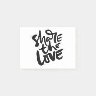 Post-it® Partager Love Art Citation Art Motivational Art Lo