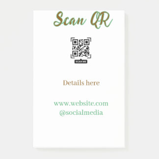Post-it® Partagez votre photo scannez le code QR ajoutez un